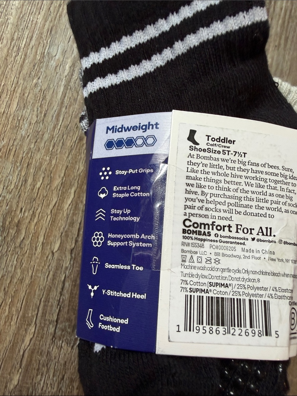 Bombas | Toddler Gripper Socks - Picture 4 of 6